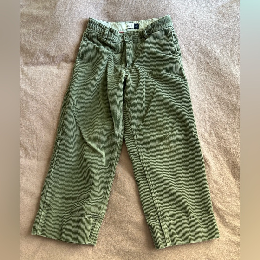 Gap Kids Green Corduroy Pants